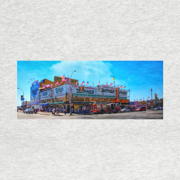 Nathan's Famous Frankfurters, Original Headquarters, Coney Island, Brooklyn, USA by Chris Lord